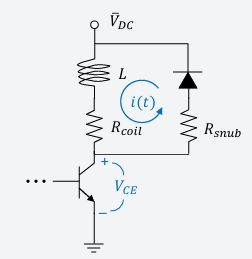 Diode with resistor